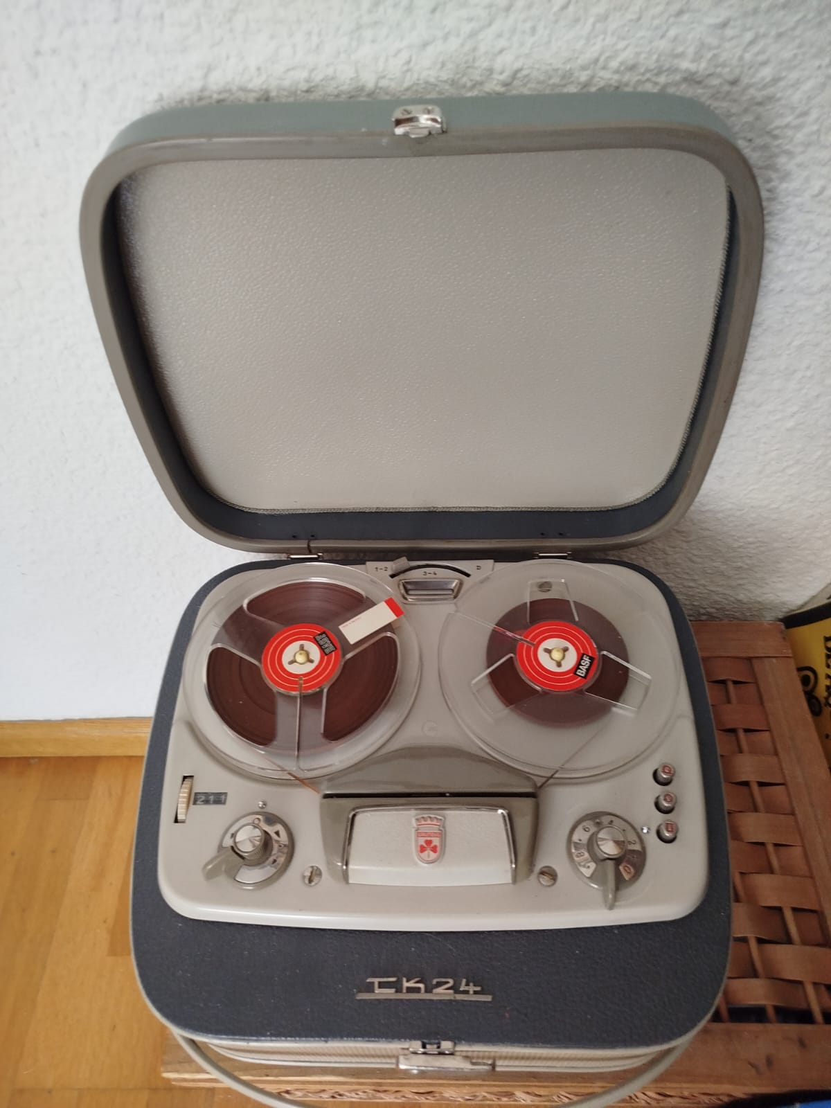 El viejo magnetofón de Alfonso López.